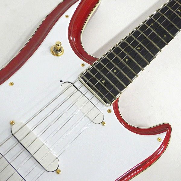 実際に弊社で買取させて頂いた★Guyatone/グヤトーン Sharp 5 CUSTOM LG-2100M MK III 1994 ビザール エレキギター ハードケース付の画像 5枚目