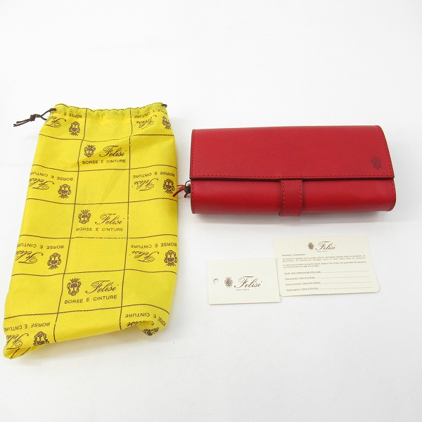 実際に弊社で買取させて頂いたFelisi/フェリージ コロコロ レザー 長財布/ロングウォレット 3005の画像 9枚目
