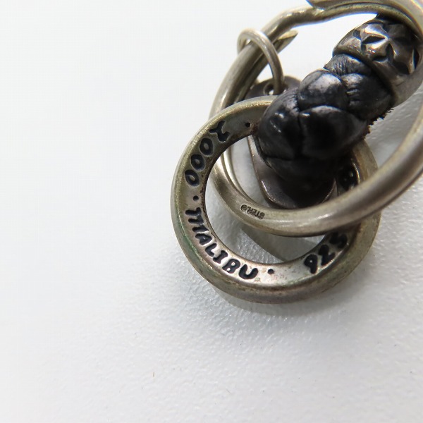 実際に弊社で買取させて頂いたBill Wall Leather/BWL/ビルウォールレザー レザー キーホルダー ｗ/ロゴプレートの画像 7枚目