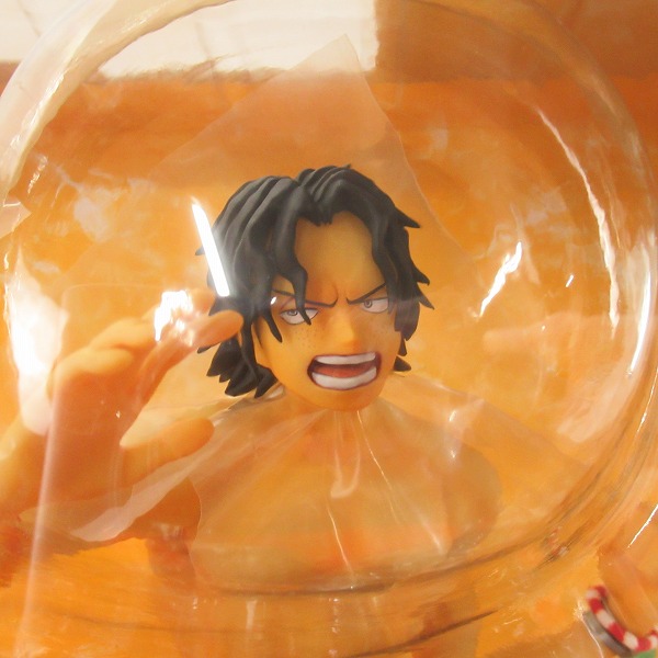 実際に弊社で買取させて頂いた【未開封】メガハウス P.O.P DX ワンピース エクセレントモデル ポートガス・D・エース ドームツアー限定Ver. フィギュアの画像 2枚目