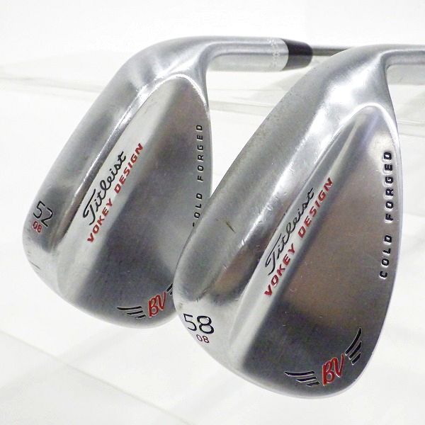 実際に弊社で買取させて頂いたTitleist/タイトリスト Vokey Design COLD FORGED/ボーケイ ウェッジ 52°,58° 2本セット Dynamic Gold FLEX:S200