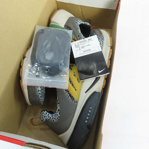 実際に弊社で買取させて頂いたNIKE×atmos/ナイキ×アトモス AIR PRESTO SE QS/エアプレスト サファリ 844448-002 XSの画像 7枚目