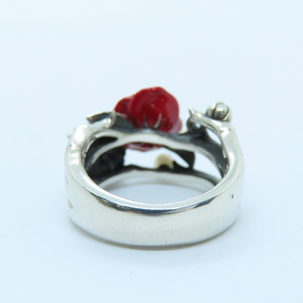 実際に弊社で買取させて頂いたJUSTIN DAVIS/ジャスティンデイビス Sacred Rose Ring A/バラ薔薇リング/SRJ460A/13号の画像 3枚目