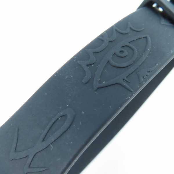 実際に弊社で買取させて頂いたKIDROBOT/キッドロボット Swatch/スウォッチ BASEMAN フィギュア付き クオーツ腕時計【動作未確認】の画像 5枚目