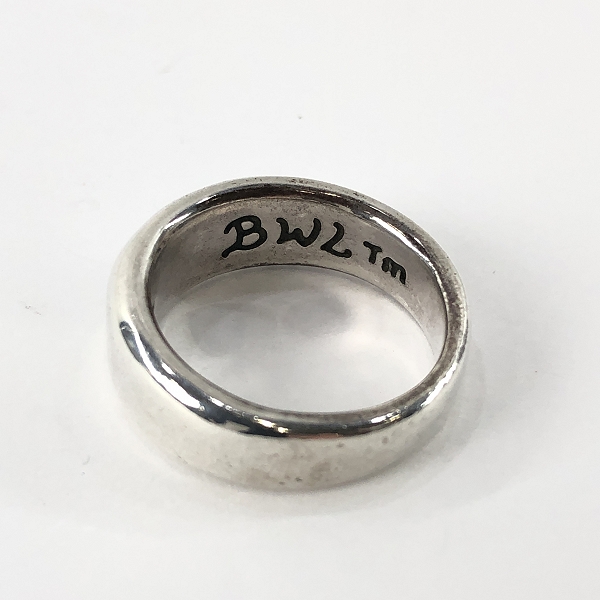実際に弊社で買取させて頂いたBill Wall Leather/BWL/ビルウォールレザー スムース Cクロス クロス リング/18.5号の画像 6枚目