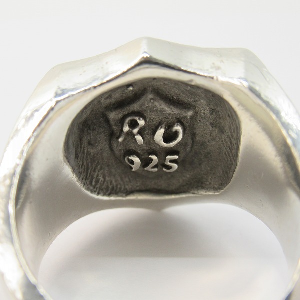 実際に弊社で買取させて頂いたROYAL ORDER/ロイヤルオーダー RO Shield Ring/RO シールド リング/21号の画像 6枚目