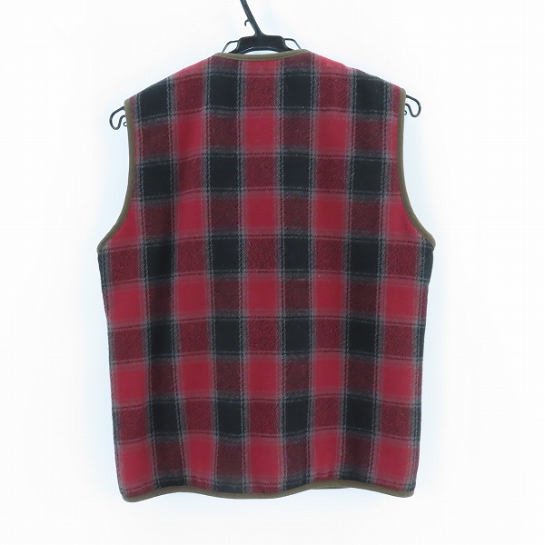 実際に弊社で買取させて頂いたTHE FLAT HEAD/ザ フラットヘッド ウール チェックベスト WV-04/38の画像 1枚目