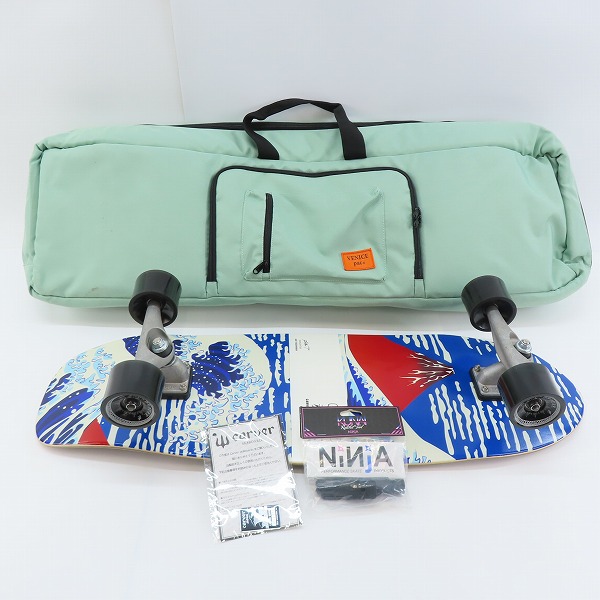 実際に弊社で買取させて頂いたCARVER/カーバー 日本限定/JAPAN LIMITED 32“ AKA FUJI/赤富士 CX-4 TRUCK サーフスケート/スケートボードの画像 9枚目