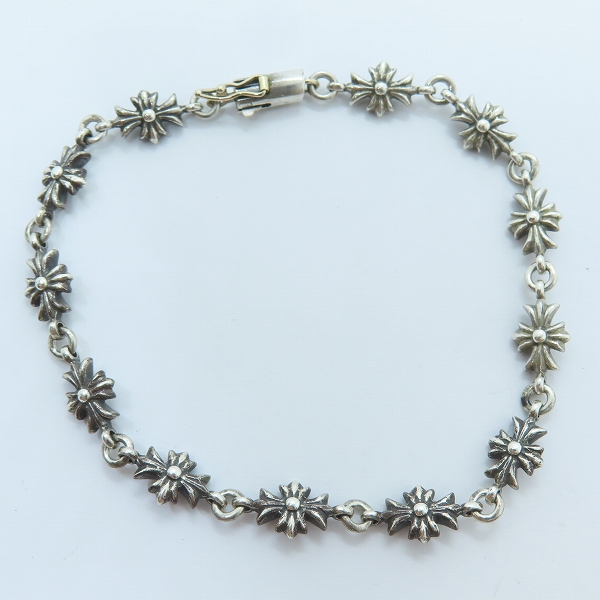 実際に弊社で買取させて頂いたCHROME HEARTS/クロムハーツ タイニーE CHプラス ブレスレット 12リンクの画像 2枚目