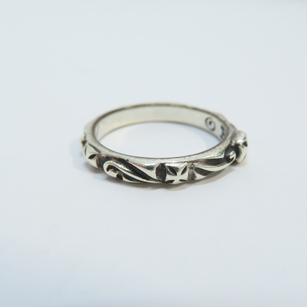 実際に弊社で買取させて頂いたBill Wall Leather/BWL/ビルウォールレザー R202 Thin クロスリング 16.5号の画像 4枚目