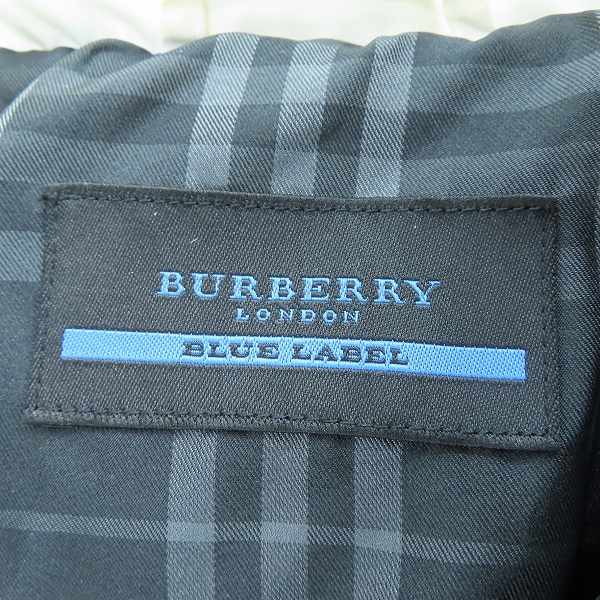 実際に弊社で買取させて頂いたBURBERRY BLUE LABEL/バーバリーブルーレーベル ダウンジャケット FNK02-505-03/Lの画像 3枚目