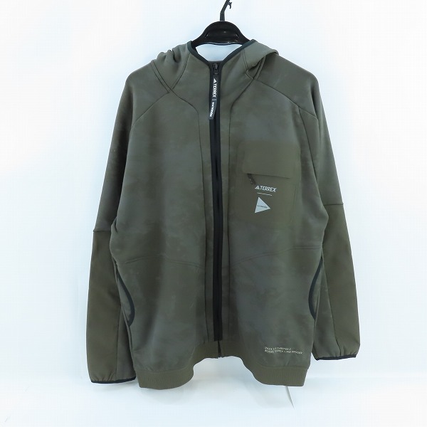 実際に弊社で買取させて頂いた adidas/アディダス terrex/テレックス and wander パーカー HR7140/2XL
