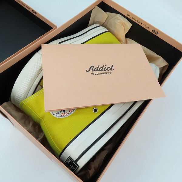 実際に弊社で買取させて頂いたCONVERSE/コンバース ADDICT/アディクト チャックテイラー キャンバス ハイ スニーカー 1CL573/26の画像 8枚目
