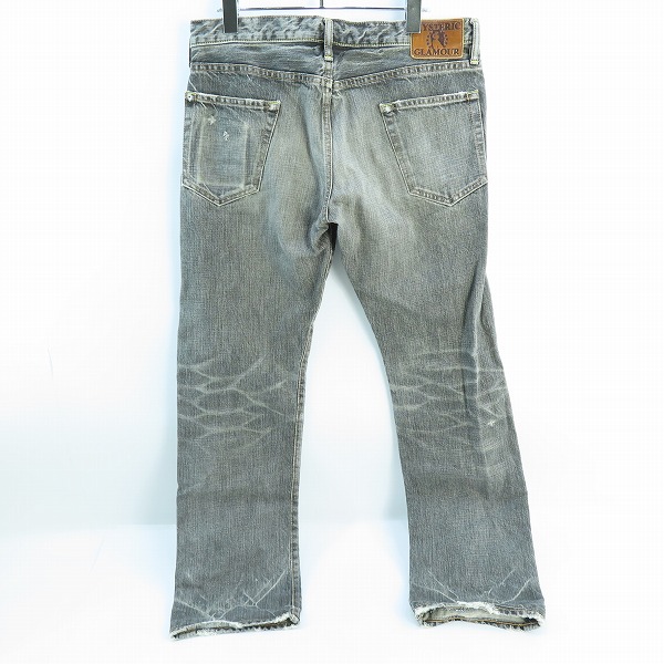実際に弊社で買取させて頂いたHYSTERIC GLAMOUR/ヒステリックグラマー NOBU加工/ストレート デニムパンツ 0293AP09/34の画像 1枚目