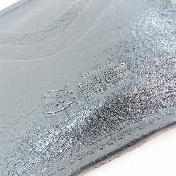 実際に弊社で買取させて頂いたIL BISONTE/イルビゾンテ レザー 二つ折り財布/ウォレットの画像 4枚目