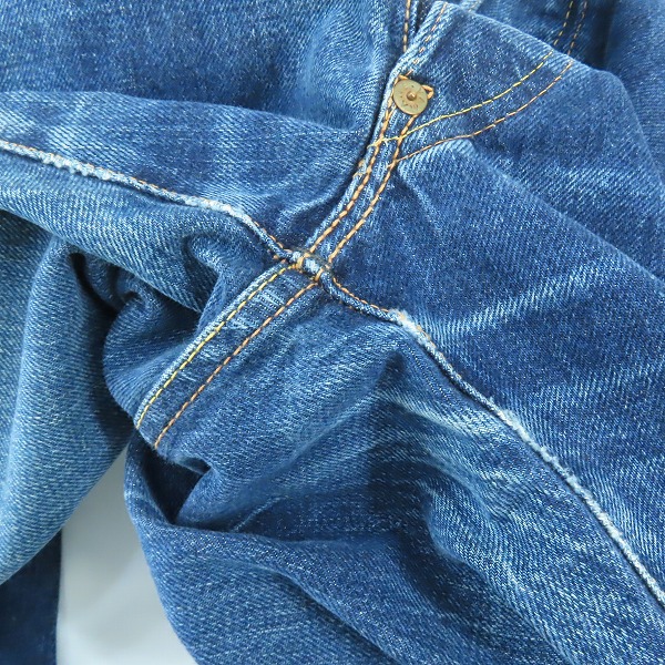 実際に弊社で買取させて頂いたEVISU/エヴィス Lot.2000 No.1 SPECIAL 戎 音 ボタンフライ デニムパンツ 36×35の画像 8枚目
