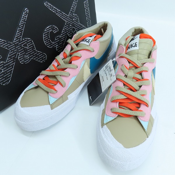 実際に弊社で買取させて頂いた【未使用】NIKE×SACAI×KAWS/ナイキ×サカイ×カウズ BLAZER LOW REED/ブレーザーロー リード DM7901-200/28.0