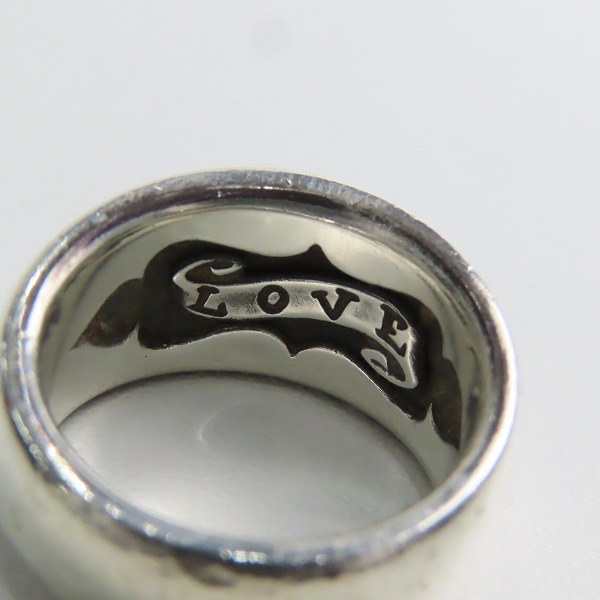 実際に弊社で買取させて頂いたRAT RACE/ラットレース Domed Ring -Narrow- /LOVE/リング 17-18号の画像 6枚目