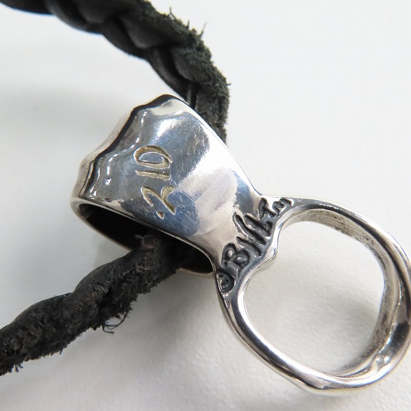 実際に弊社で買取させて頂いたBill Wall Leather/BWL/ビルウォールレザー Tバー&レザー ネックレスの画像 6枚目