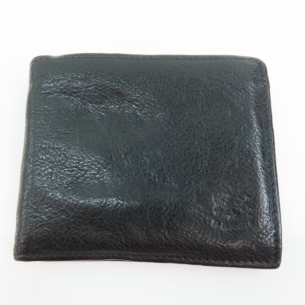 実際に弊社で買取させて頂いたIL BISONTE/イルビゾンテ レザー 二つ折り財布/ウォレット