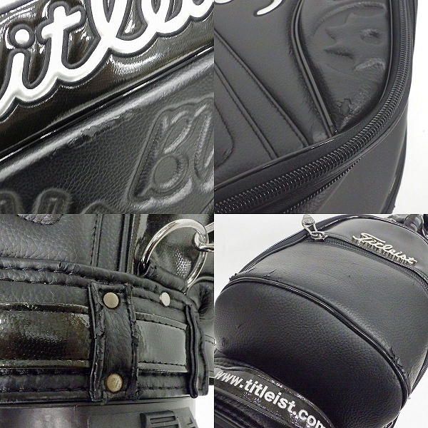 実際に弊社で買取させて頂いたTitleist/タイトリスト CB5VW ボーケイ・デザイン 5分割キャディバッグ 限定モデル ブラックの画像 5枚目