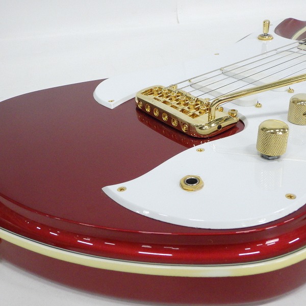 実際に弊社で買取させて頂いた★Guyatone/グヤトーン Sharp 5 CUSTOM LG-2100M MK III 1994 ビザール エレキギター ハードケース付の画像 6枚目