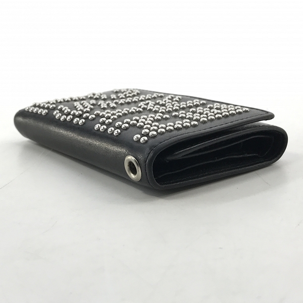 実際に弊社で買取させて頂いたHYSTERIC GLAMOUR/ヒステリックグラマー ロゴスタッズ ミニウォレット/財布の画像 2枚目