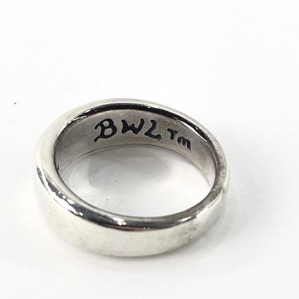 実際に弊社で買取させて頂いたBill Wall Leather/BWL/ビルウォールレザー スムース Cクロス クロス リング/21号の画像 6枚目