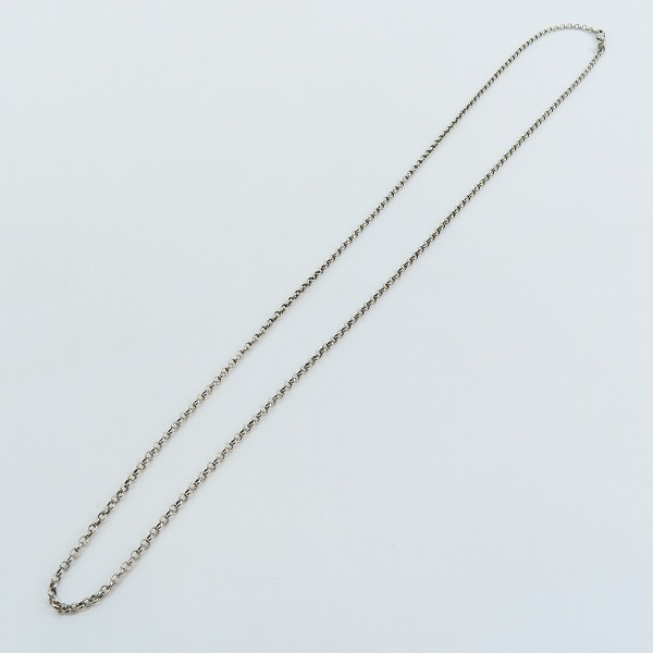 実際に弊社で買取させて頂いたCHROME HEARTS/クロムハーツ 24インチ ロールチェーン/ネックチェーン ネックレスの画像 5枚目