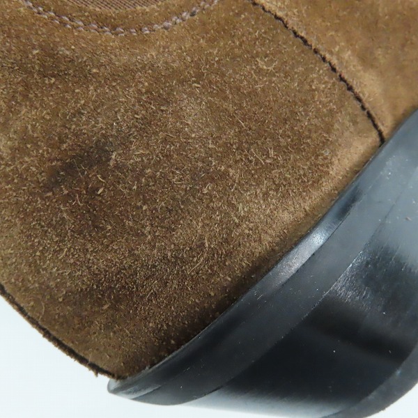 実際に弊社で買取させて頂いたTOD'S/トッズ スエード サイドゴアブーツ ブラウン/5の画像 6枚目
