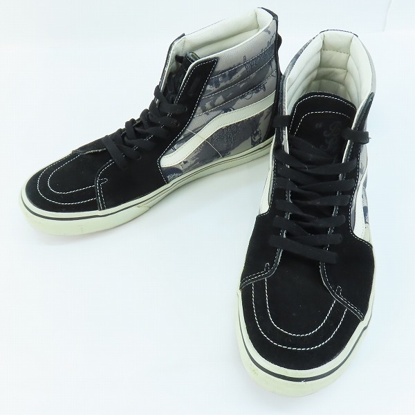 実際に弊社で買取させて頂いたVANS×STUSSY/バンズ×ステューシー SK8-HI ハイカットスニーカー ブラック V38STUSSY/27