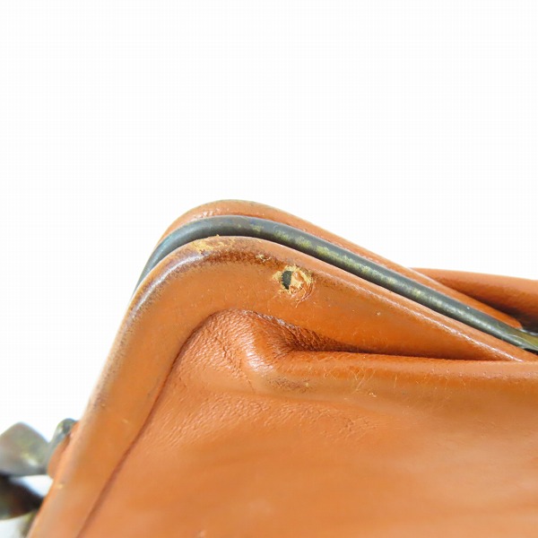 実際に弊社で買取させて頂いたIL BISONTE/イルビゾンテ レザー ガマ口財布/コインパースの画像 7枚目