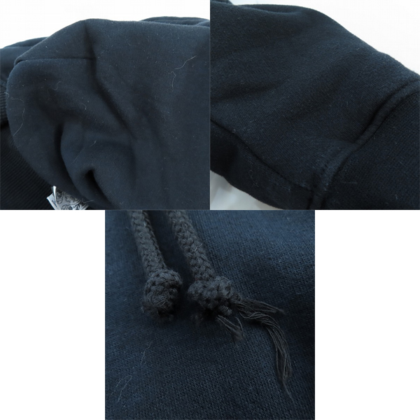 実際に弊社で買取させて頂いたCHROME HEARTS/クロムハーツ MALIBU ジップアップパーカー サーマル 001-076806 Lの画像 8枚目