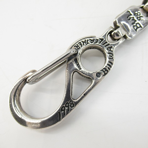 実際に弊社で買取させて頂いた【ギャラ付き】Bill Wall Leather/BWL/ビルウォールレザー ミッドスター ウォレットチェーンの画像 4枚目