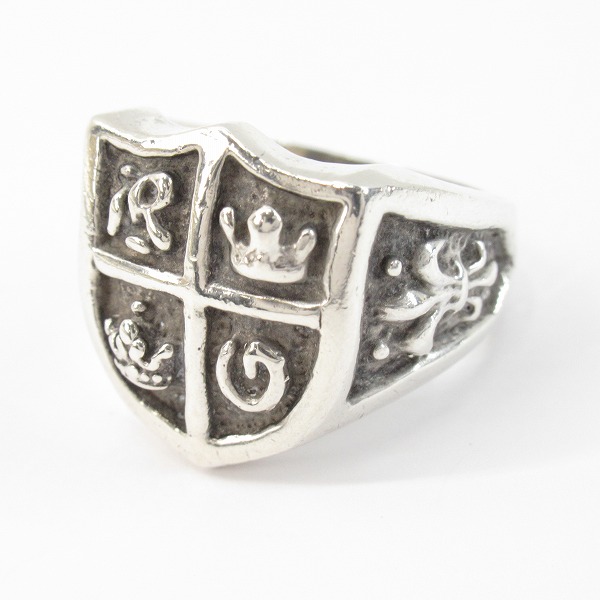 実際に弊社で買取させて頂いたROYAL ORDER/ロイヤルオーダー RO Shield Ring/RO シールド リング/21号