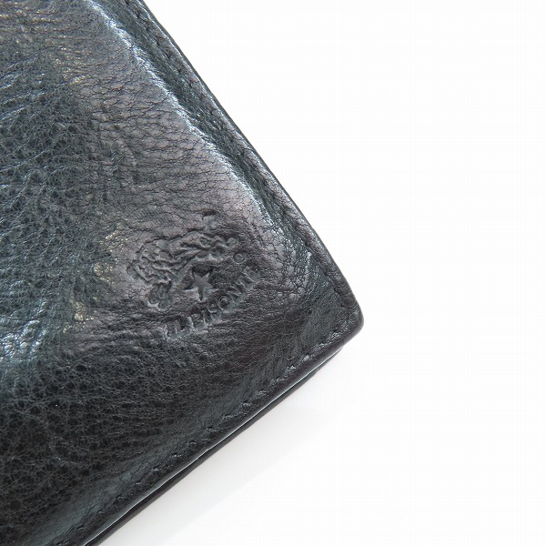 実際に弊社で買取させて頂いたIL BISONTE/イルビゾンテ レザー 二つ折り財布/ウォレットの画像 5枚目