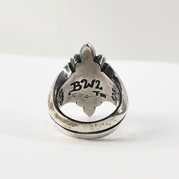 実際に弊社で買取させて頂いた【ギャラ付き】Bill Wall Leather/BWL/ビルウォールレザー ニュー クロス リング/21-21.5号の画像 3枚目