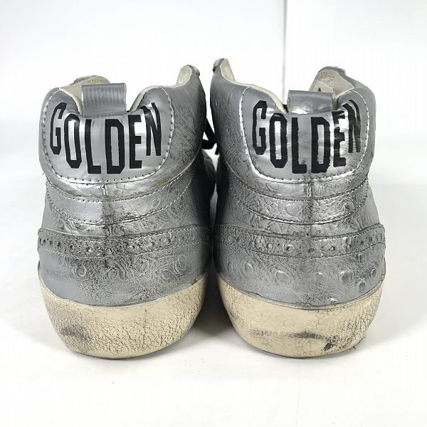 実際に弊社で買取させて頂いたGOLDEN GOOSE DELUXE BRAND/ゴールデングースデラックスブランド SILVER スニーカー 44の画像 1枚目