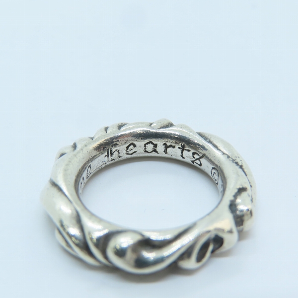 実際に弊社で買取させて頂いたCHROME HEARTS/クロムハーツ スクロールバンドリング 6.5号の画像 7枚目