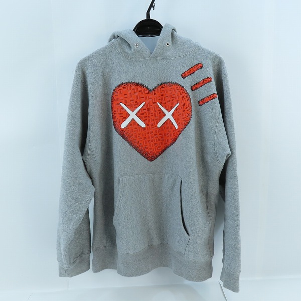 実際に弊社で買取させて頂いたHUMAN MADE×KAWS/ヒューマンメイド×カウズ PIZZA HOODIE スウェット パーカー/XL