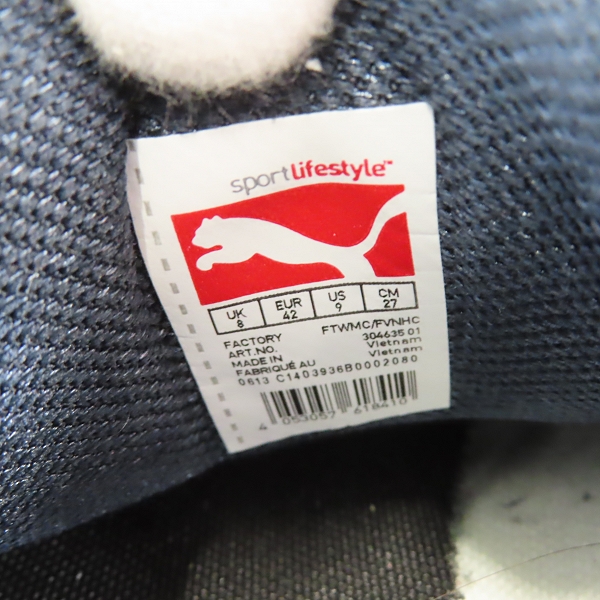 実際に弊社で買取させて頂いたPUMA/プーマ FUTURE CAT M1 BIG BMW MS L 304635-01 27.0cmの画像 5枚目