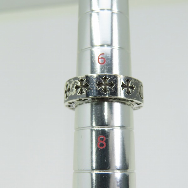 実際に弊社で買取させて頂いたCHROME HEARTS/クロムハーツ 6mm CH FOREVER/フォーエバー スペーサーリング 7号の画像 8枚目