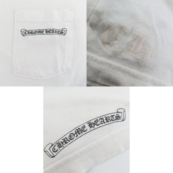 実際に弊社で買取させて頂いたCHROME HEARTS/クロムハーツ バック アーチロゴ 胸ポケット 長袖 Tシャツ/Lの画像 5枚目