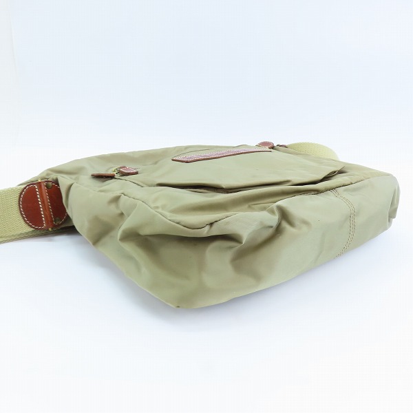 実際に弊社で買取させて頂いたFelisi/フェリージ レザー/ナイロン ショルダーバッグ ベージュ  9362の画像 2枚目