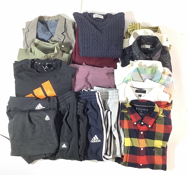 実際に弊社で買取させて頂いた【おまとめ】トミーヒルフィガー/エディフィス/グローバルワーク 等 長袖シャツ/長袖ジャケット/ニットセーター 他