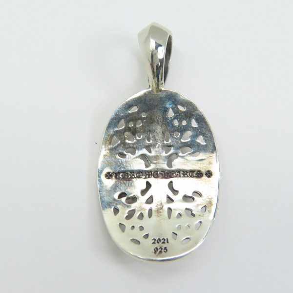 実際に弊社で買取させて頂いたCHROME HEARTS/クロムハーツ TINY CLSC OVAL タイニークラシックオーバル ペンダントトップ/チャーム パヴェダイヤの画像 2枚目